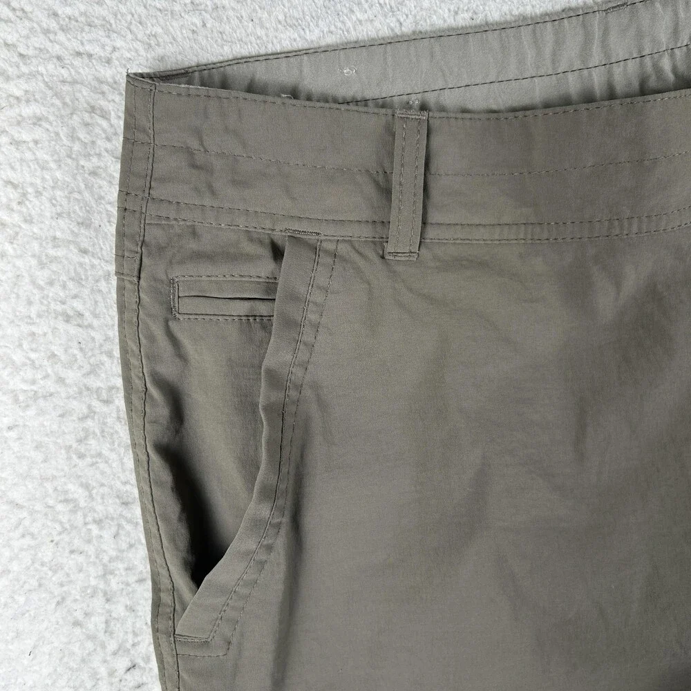 Kuhl Pants Mens 35x29 Slax Stretch Lightweight Hiking Outdoor Zip Pocket Khakis